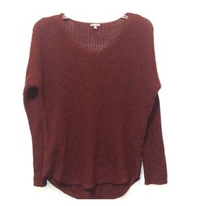 Charlotte Russe Burgundy Sweater Size Medium